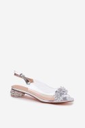 Sandały Model DA MR51-709 Silver - Step in style Step in style Sandały Model DA MR51-709 Silver - Step in style Step in style