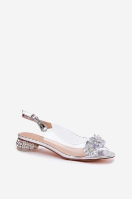 Sandały Model DA MR51-709 Silver - Step in style Step in style