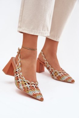 Sandały Model Ebina C-224 Multicolor Yellow - Step in style Step in style
