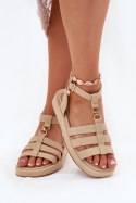 Sandały Model Kartia NN615 Beige - Step in style Step in style Sandały Model Kartia NN615 Beige - Step in style Step in style