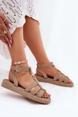 Sandały Model Kartia NN615 Khaki - Step in style Step in style