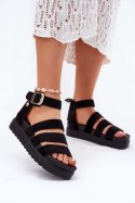 Sandały Model Nevidas TL8-182 Black - Step in style Step in style Sandały Model Nevidas TL8-182 Black - Step in style Step in style