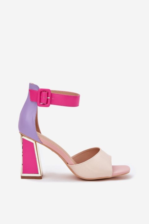 Sandały Model Rosazara 24SD35-6815 Beige/Pink - Step in style Step in style Sandały Model Rosazara 24SD35-6815 Beige/Pink - Step in style Step in style