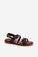 Sandały Model Sergio Leone SK086H Black - Step in style Step in style Sandały Model Sergio Leone SK086H Black - Step in style Step in style
