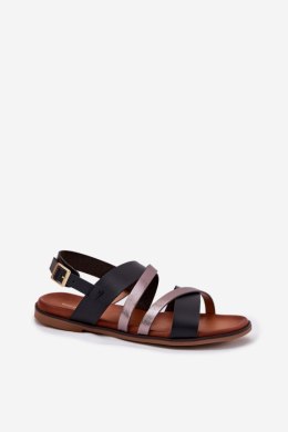 Sandały Model Sergio Leone SK086H Black - Step in style Step in style