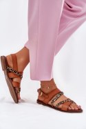 Sandały Model Sergio Leone SK086H Camel - Step in style Step in style Sandały Model Sergio Leone SK086H Camel - Step in style Step in style