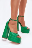 Sandały Modele Beloria P-1242 Green - Step in style Step in style Sandały Modele Beloria P-1242 Green - Step in style Step in style