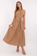 Sukienka Model MI-SK-A5032.70P Camel - Italy Moda Italy Moda Sukienka Model MI-SK-A5032.70P Camel - Italy Moda Italy Moda