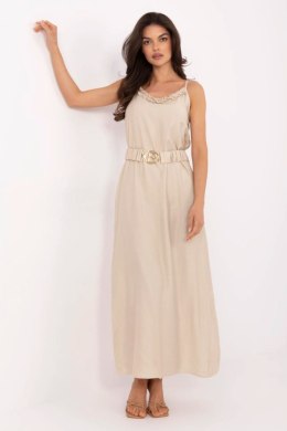 Sukienka Model MI-SK-A6401.00 Beige - Italy Moda Italy Moda