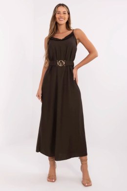 Sukienka Model MI-SK-A6401.00 Dark Brown - Italy Moda Italy Moda