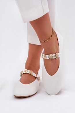 Baleriny Model Firicene 1860 White - Step in style Step in style