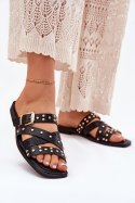 Sandał Klapki Model Manitte 9706 Black - Step in style Step in style Sandał Klapki Model Manitte 9706 Black - Step in style Step in style