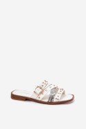 Sandał Klapki Model Manitte 9706 White - Step in style Step in style Sandał Klapki Model Manitte 9706 White - Step in style Step in style
