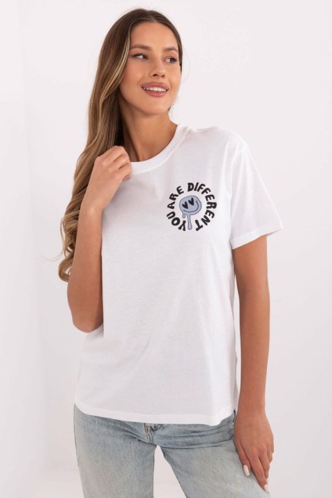 Tshirt Damski Model D12022AC02645E White - Sublevel Sublevel Tshirt Damski Model D12022AC02645E White - Sublevel Sublevel
