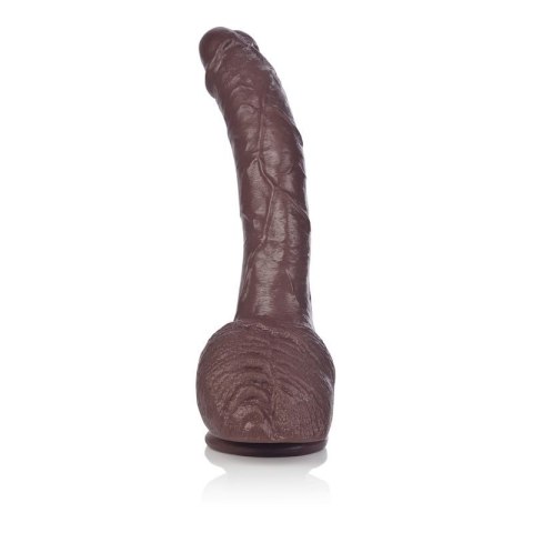 Duży zagięty murzyński penis dildo 22cm przyssawka Duży zagięty murzyński penis dildo 22cm przyssawka