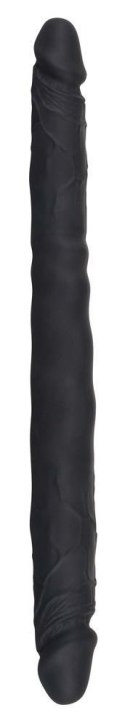 Czarne dildo lesbijskie silikonowe podwójne 40cm Czarne dildo lesbijskie silikonowe podwójne 40cm