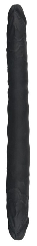Czarne dildo lesbijskie silikonowe podwójne 40cm Czarne dildo lesbijskie silikonowe podwójne 40cm