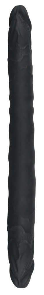 Czarne dildo lesbijskie silikonowe podwójne 40cm Czarne dildo lesbijskie silikonowe podwójne 40cm