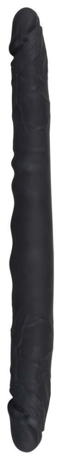 Czarne dildo lesbijskie silikonowe podwójne 40cm Czarne dildo lesbijskie silikonowe podwójne 40cm