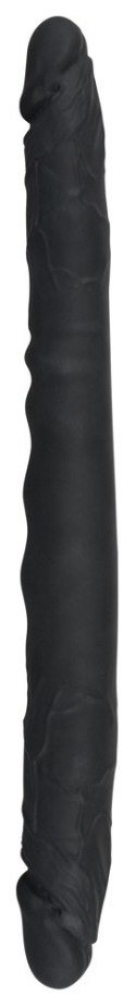 Czarne dildo lesbijskie silikonowe podwójne 40cm Czarne dildo lesbijskie silikonowe podwójne 40cm