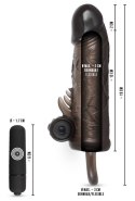 Nakładka na penisa przedłuża 2cm wibracje 10trybów Nakładka na penisa przedłuża 2cm wibracje 10trybów