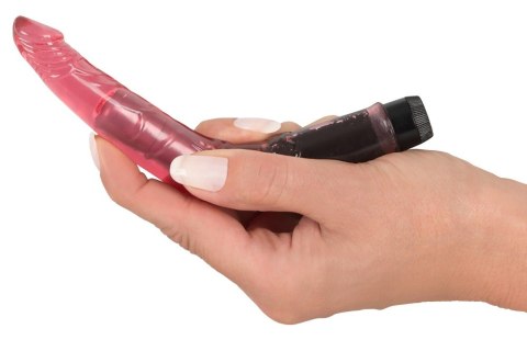 Wibrator do sexu analnego wąski cienki penis 16cm Wibrator do sexu analnego wąski cienki penis 16cm