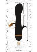 Elegancki wibrator punkt g łechtaczka 20tryb 16cm Elegancki wibrator punkt g łechtaczka 20tryb 16cm